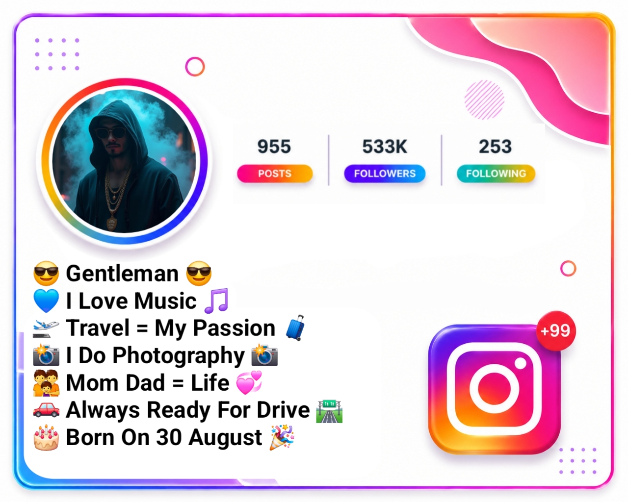 Stylish Bad Boy Bio For Instagram