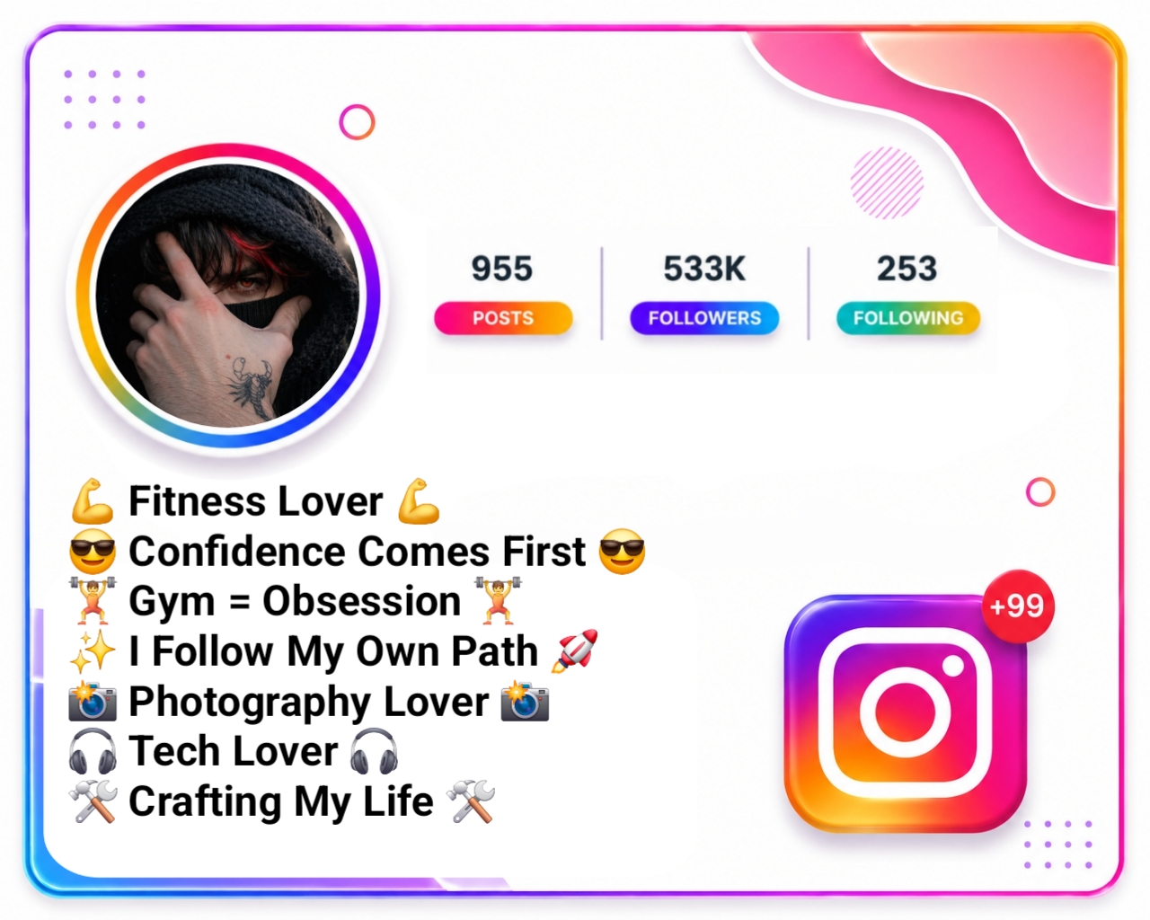 Instagram Bio Bad Boy