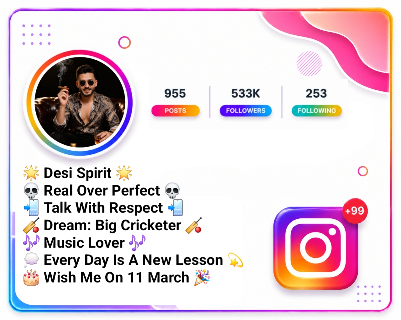 Attitude Bad Boy Bio For Instagram