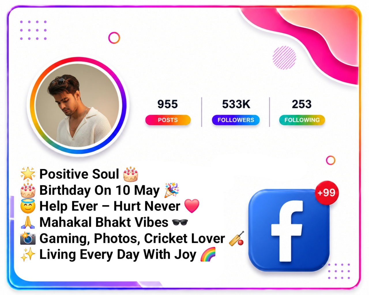 Attitude Bio For Facebook