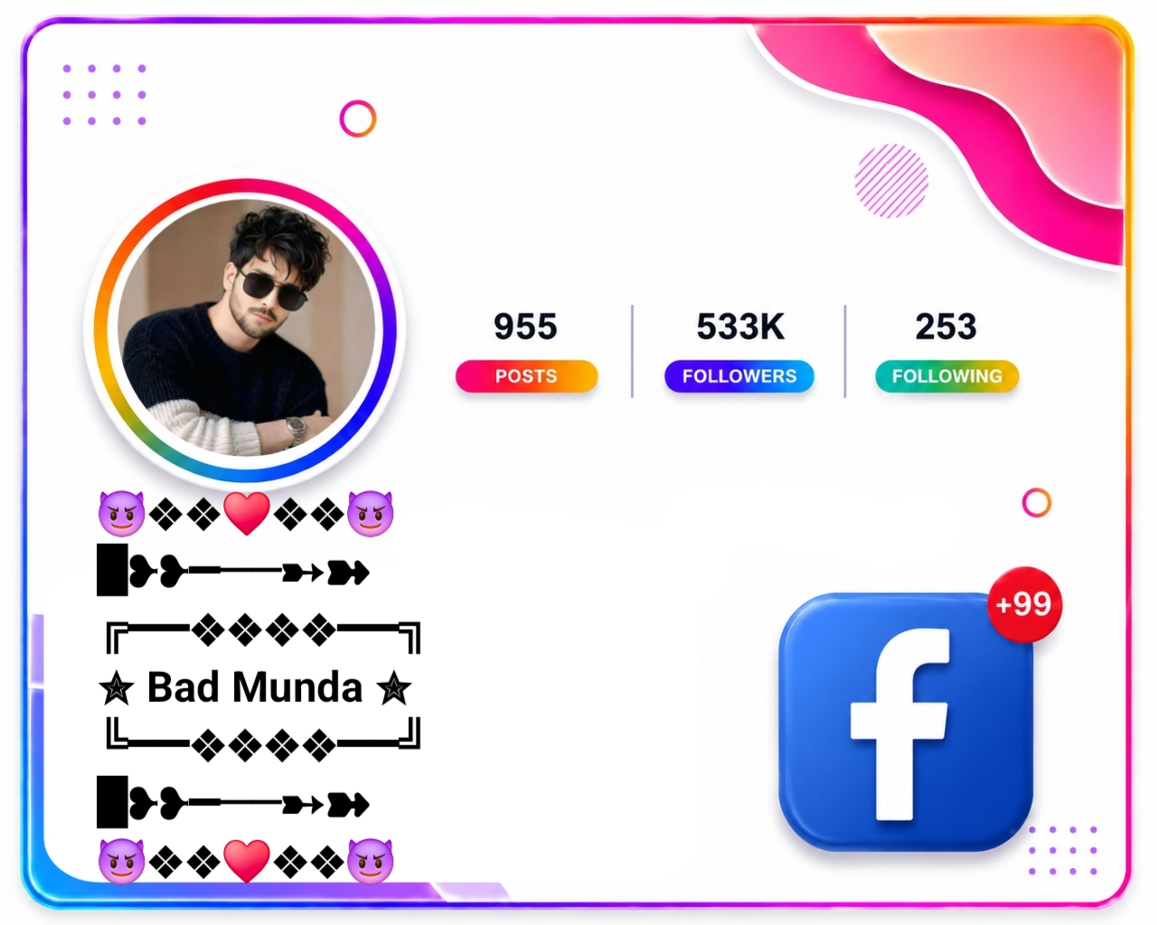 Facebook Profile VIP Bio