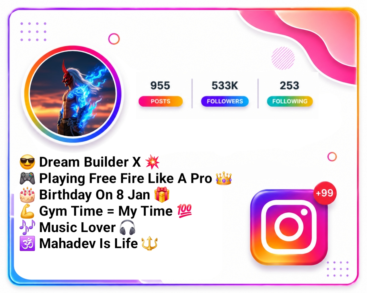 Attitude Free Fire Bio For Instagram