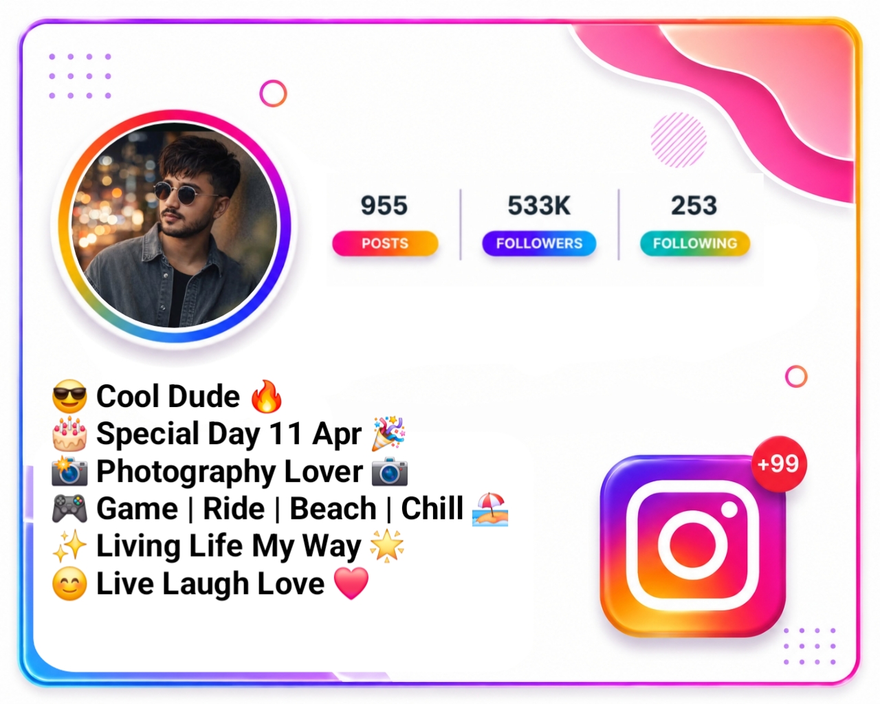 Instagram Bio For Boys