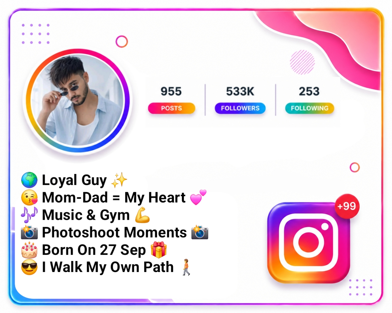 Stylish Instagram Bio For Boys