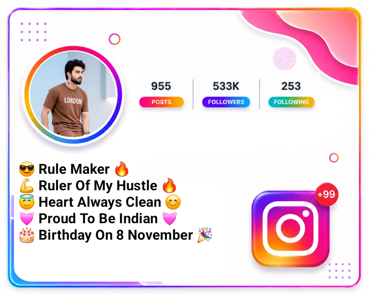 Bio For Instagram For Boys