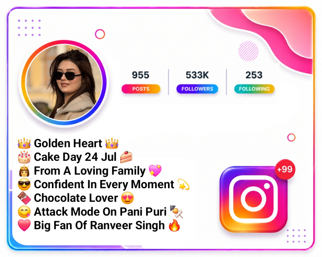 Attitude Bio For Instagram For Girls