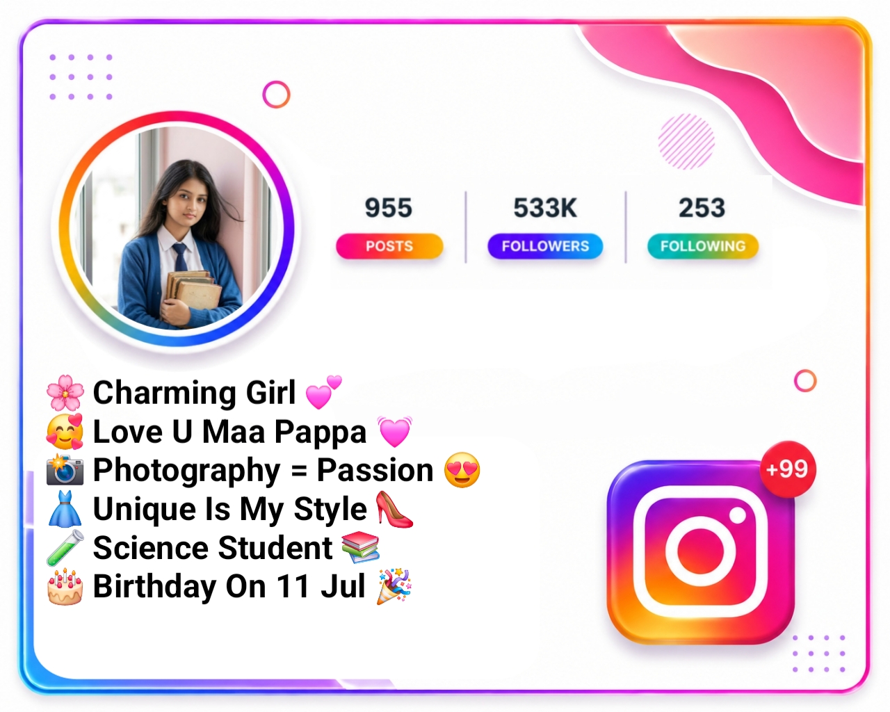 Student Bio For Instagram