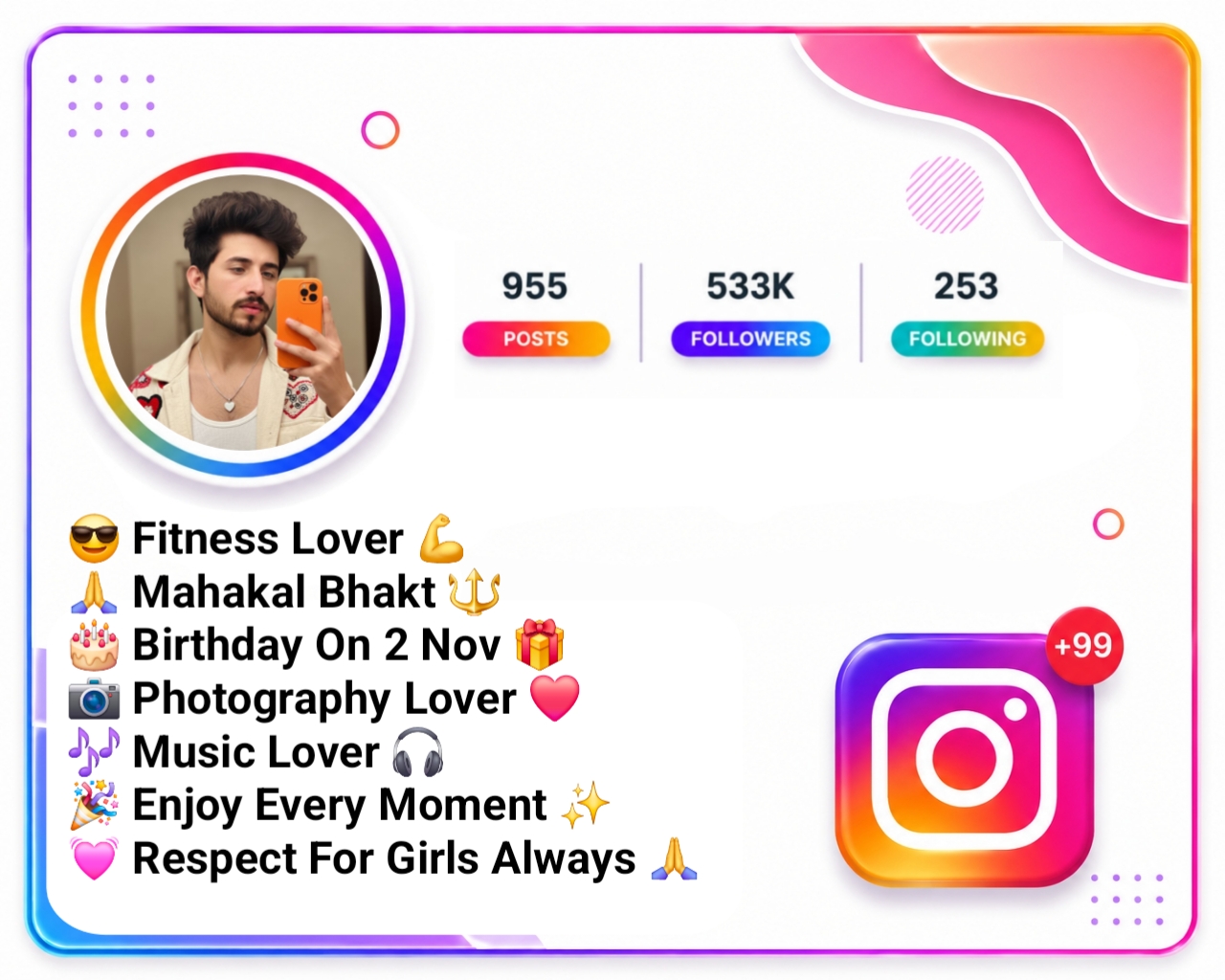 Stylish Instagram Bio in Hindi