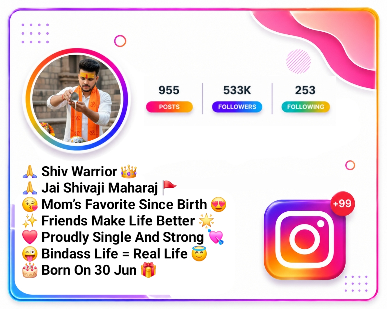 Marathi Bio For Instagram For Boys