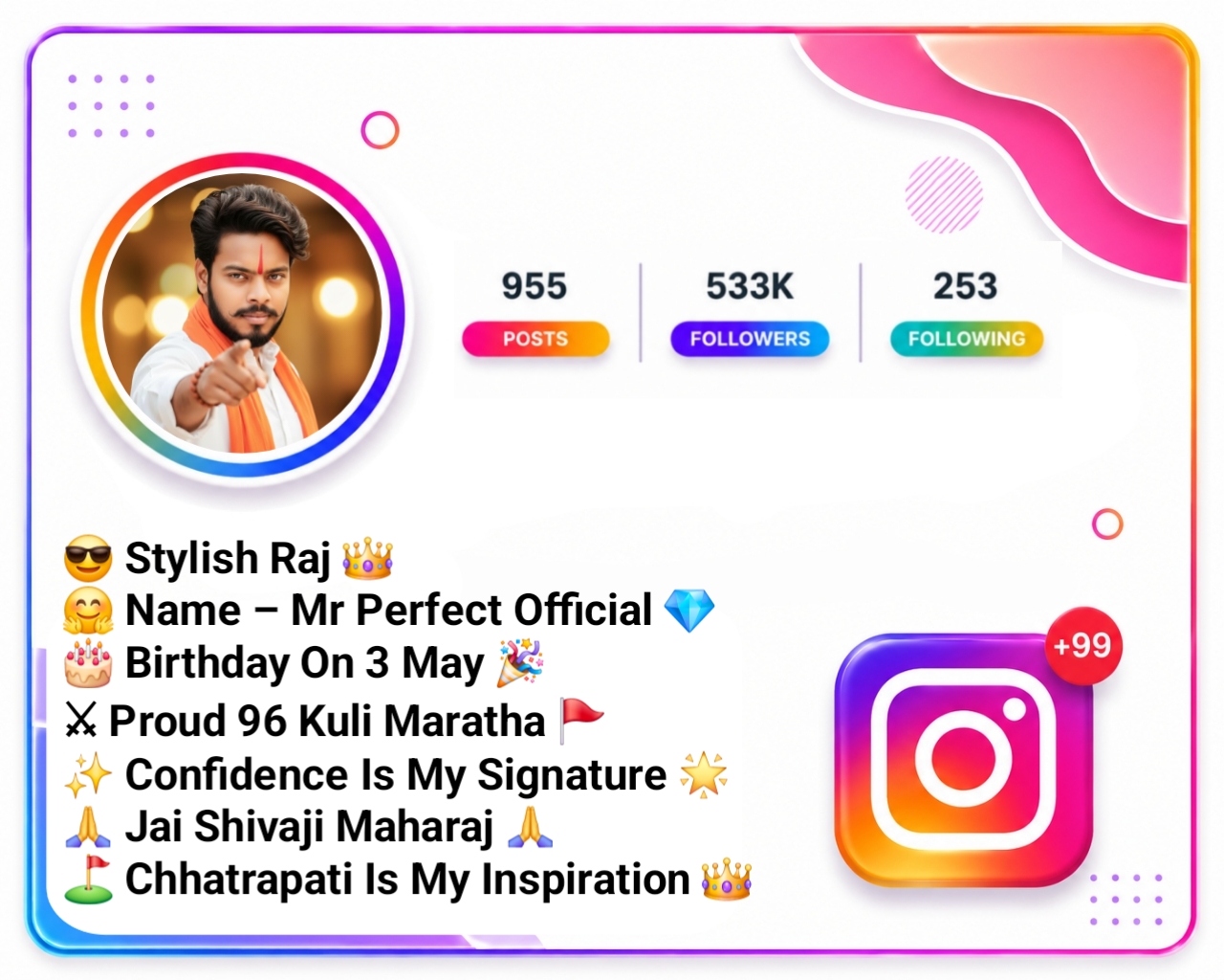 Attitude Instagram Bio in Marathi