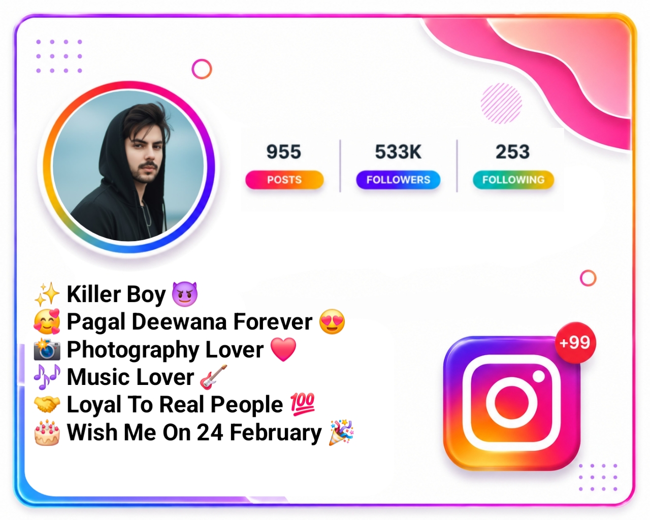 Instagram VIP Bio Font Styles