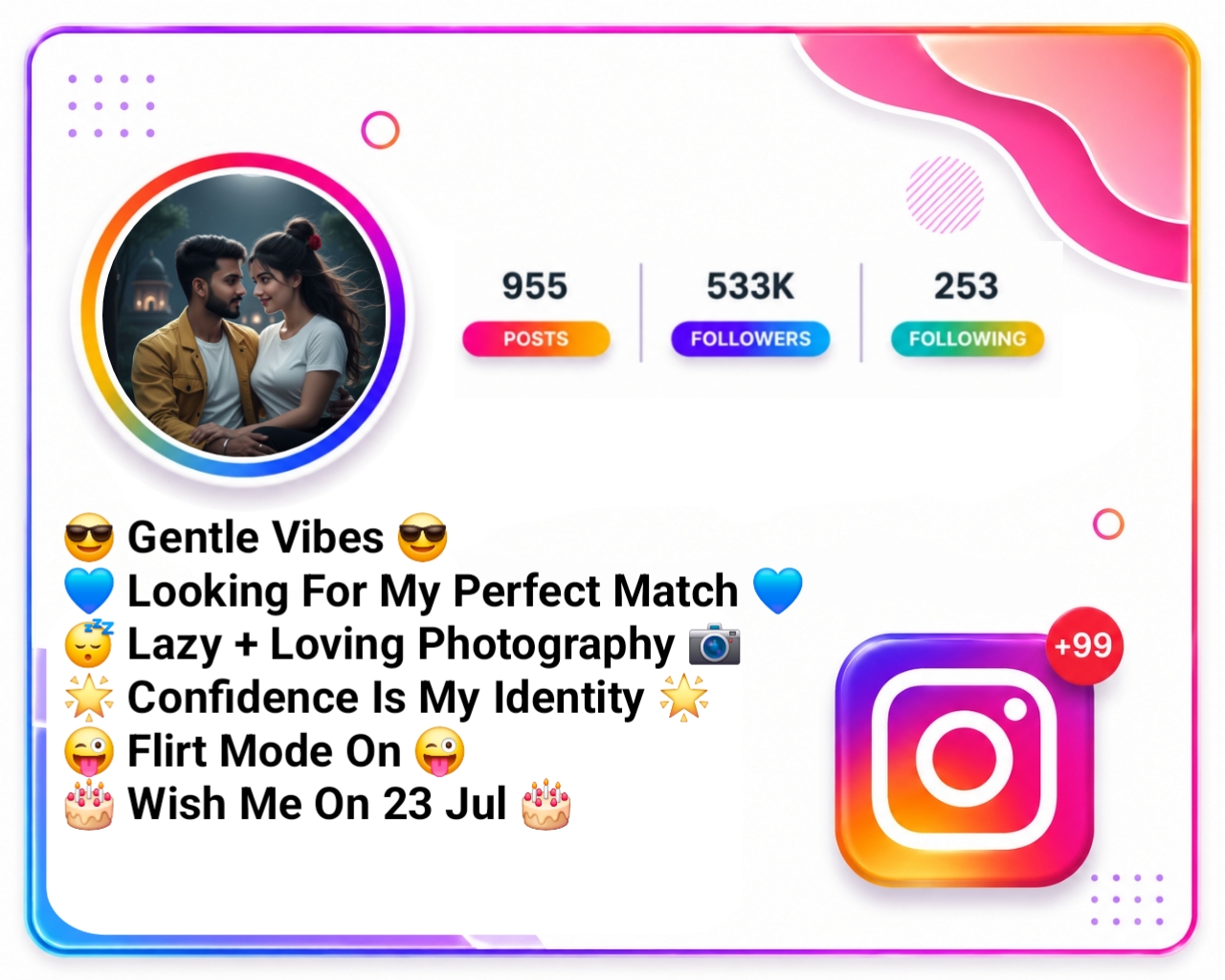 Couple Bio For Instagram