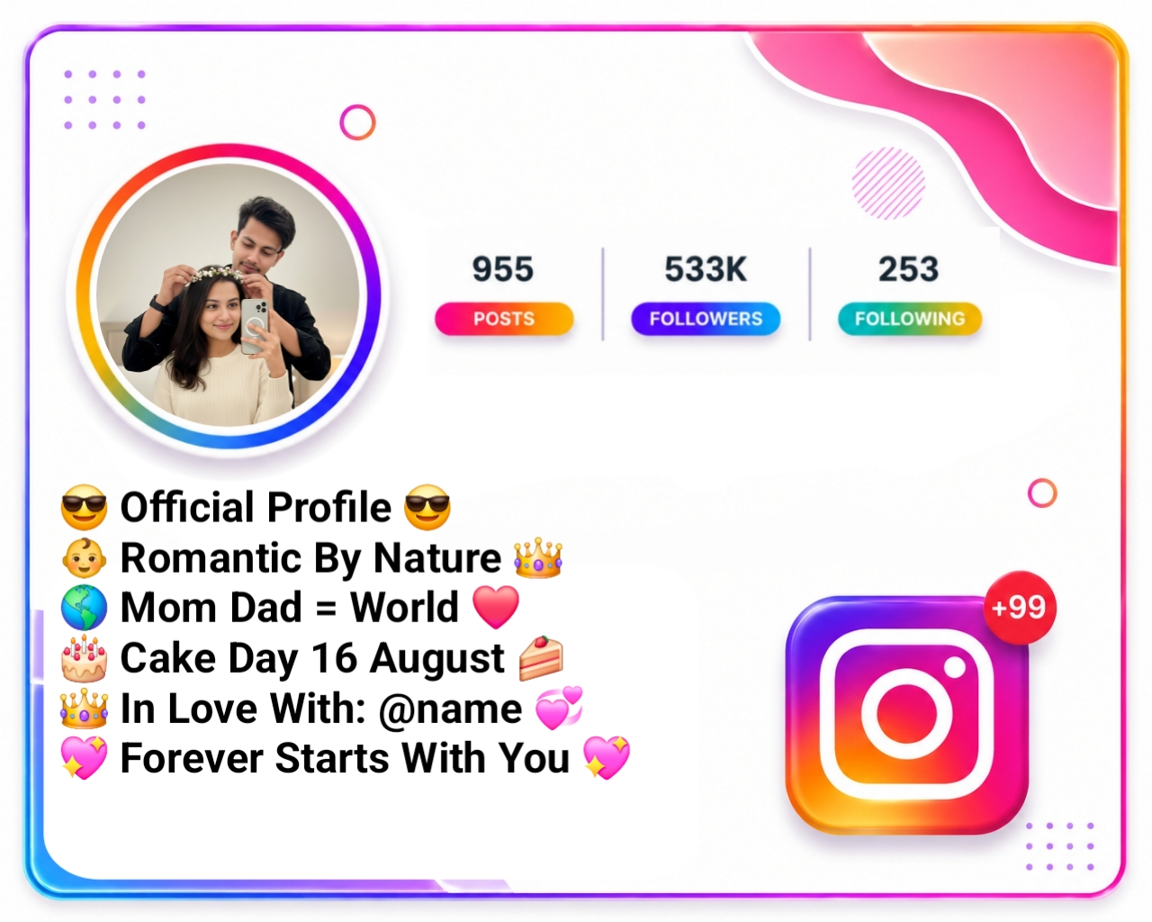 Instagram Bio For Couples