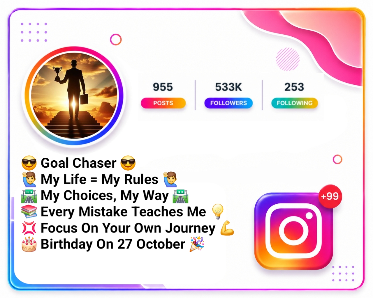 Motivational Bio For Instagram