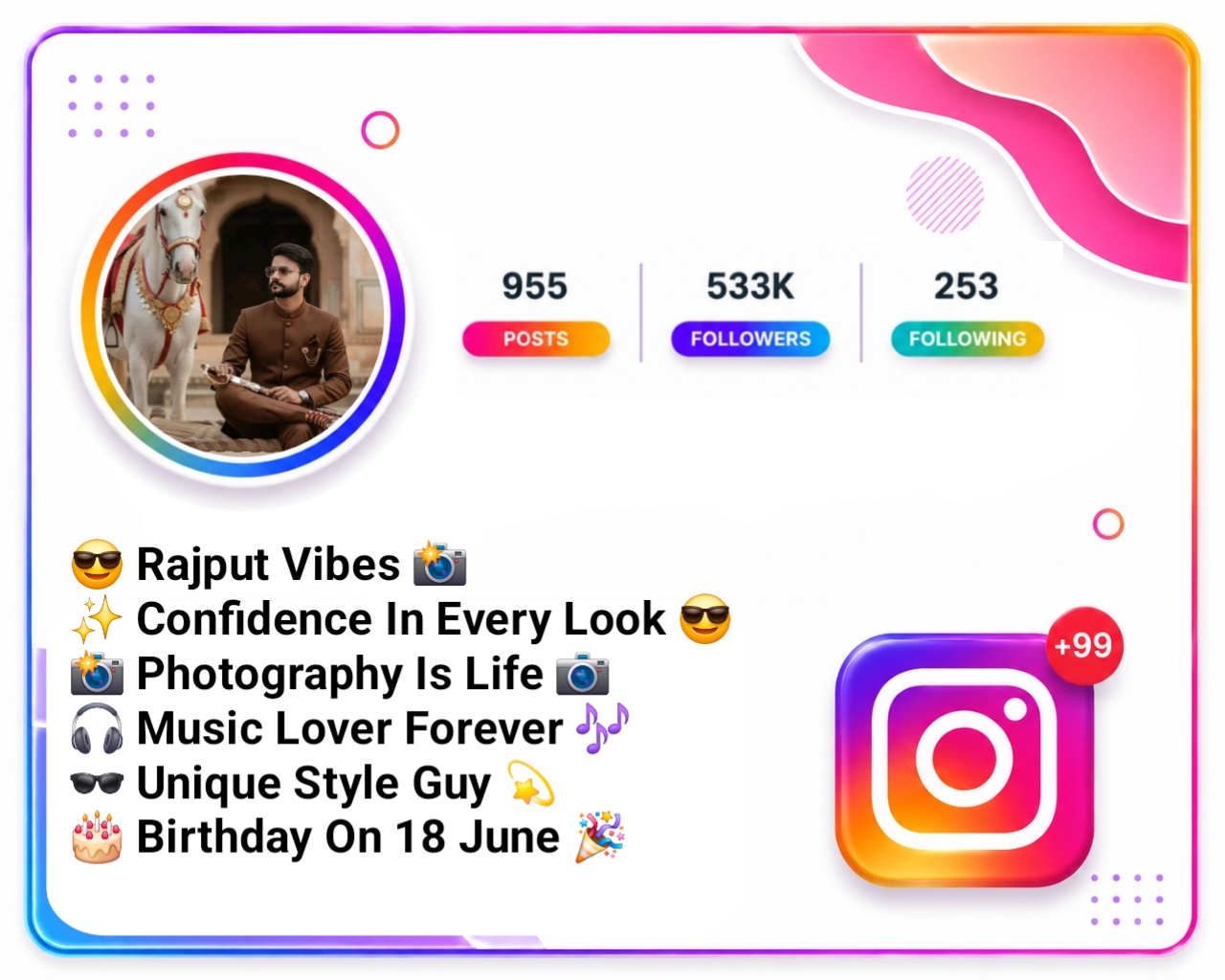 Instagram Bio For Rajput