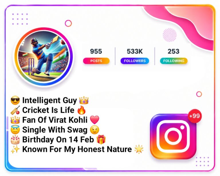 Cricket Bio For Instagram