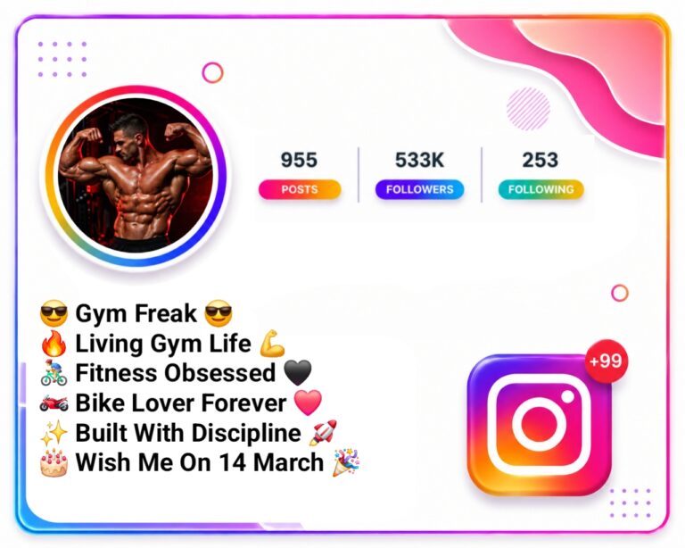 Gym Bio For Instagram
